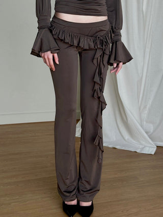 Cherie XS Sample Gabriella Pants - Brown