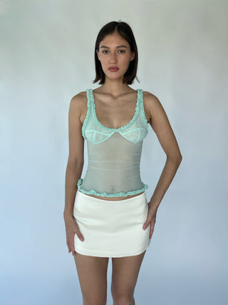 Cherie XS Sample Luna Top - Green