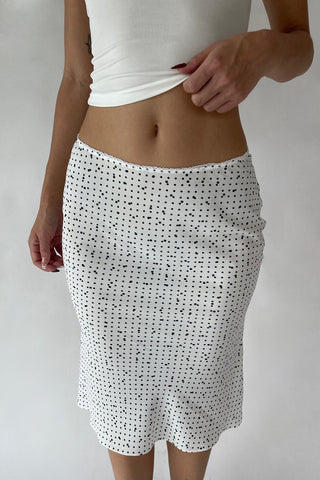 Cherie XS Sample Midi Skirt - Polka Dot