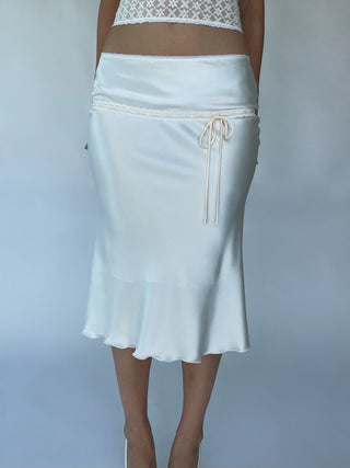 Cherie XS Sample Midi Skirt - White