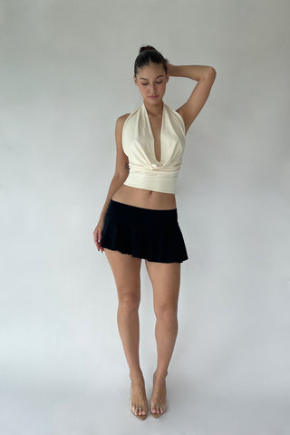 Cherie XS Sample Missy Mini Skirt - Black