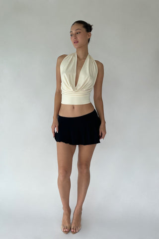 Cherie XS Sample Missy Mini Skirt - Black