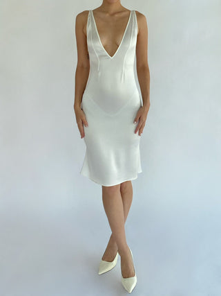 Cherie XS Sample Olivia Dress - White