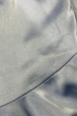 Cherie XS Sample Ruffle Mini Dress - Blue