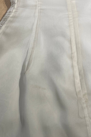 Cherie XS Sample Ruffle Mini Dress - Ivory