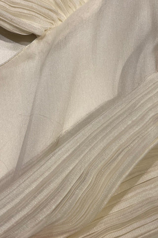 Cherie XS Sample Ruffle Mini Dress - Ivory