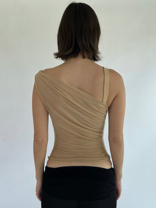 Cherie XS Sample Ruth Top - Nude