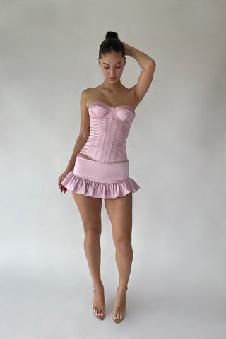 Cherie XS Sample Serena Corset - Pink