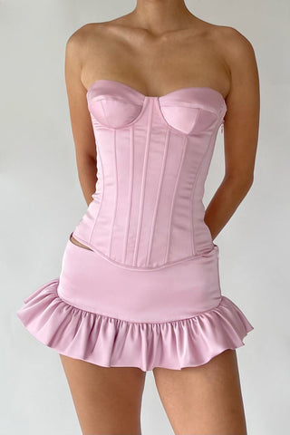Cherie XS Sample Serena Corset - Pink