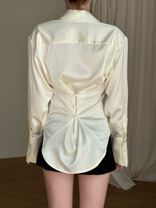 Cherie XS Sample Shalom Shirt - Ivory