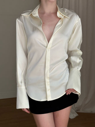 Cherie XS Sample Shalom Shirt - Ivory