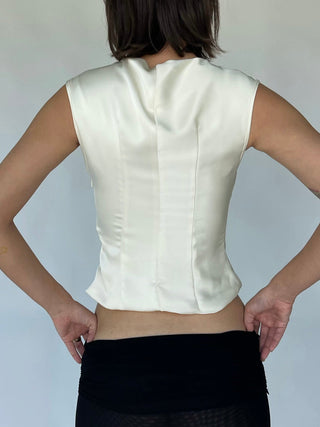 Cherie XS Sample Top - Ivory