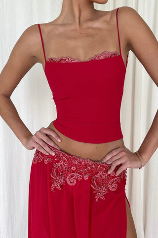 Cherie XS Sample Top - Red