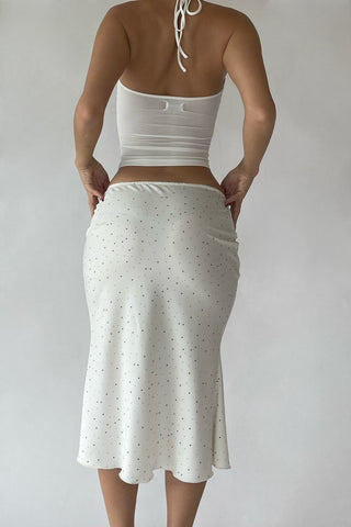 Cherie XS Sample Vera Midi Skirt - Polka Dot