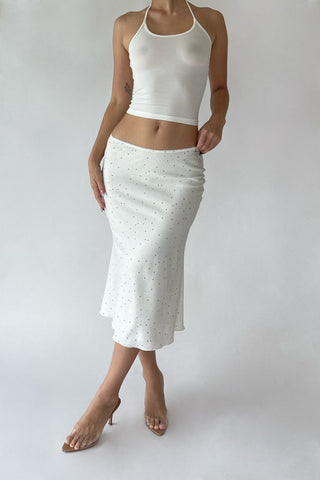 Cherie XS Sample Vera Midi Skirt - Polka Dot