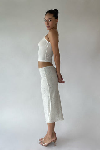 Cherie XS Sample Vera Midi Skirt - Polka Dot