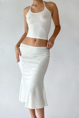 Cherie XS Sample Vera Midi Skirt - Polka Dot