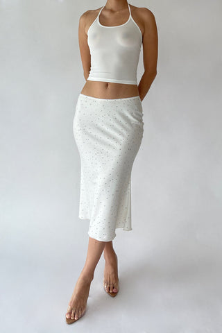 Cherie XS Sample Vera Midi Skirt - Polka Dot