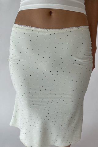 Cherie XS Sample Vera Midi Skirt - Polka Dot