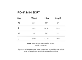 Fiona Mini Skirt