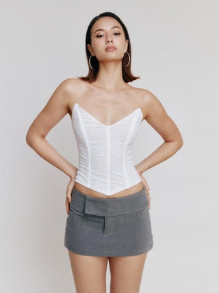 mixedgals 90's Mini Skirt - Grey