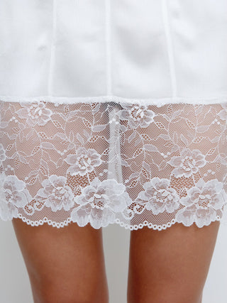 Alice Mini Dress White Lace Cherie Alice Mini Dress White Lace Cherie