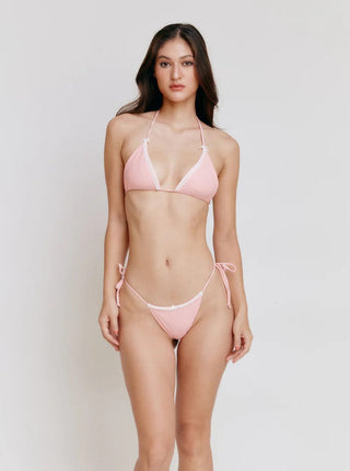 mixedgals Carmen Pink String Bikini Top