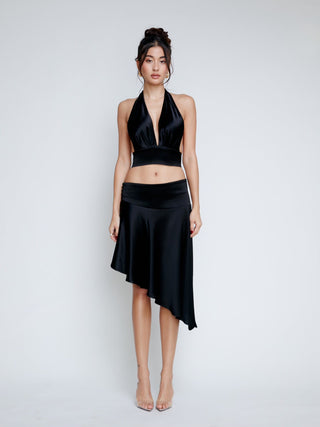 mixedgals Diana Midi Skirt - Black