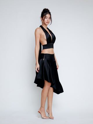 mixedgals Diana Midi Skirt - Black