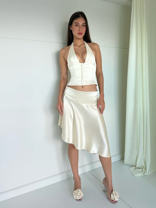 mixedgals Diana Midi Skirt - Ivory