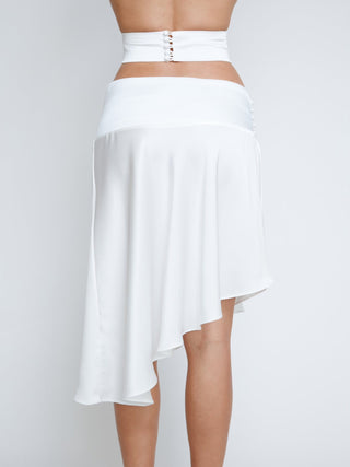 mixedgals Diana Midi Skirt - White