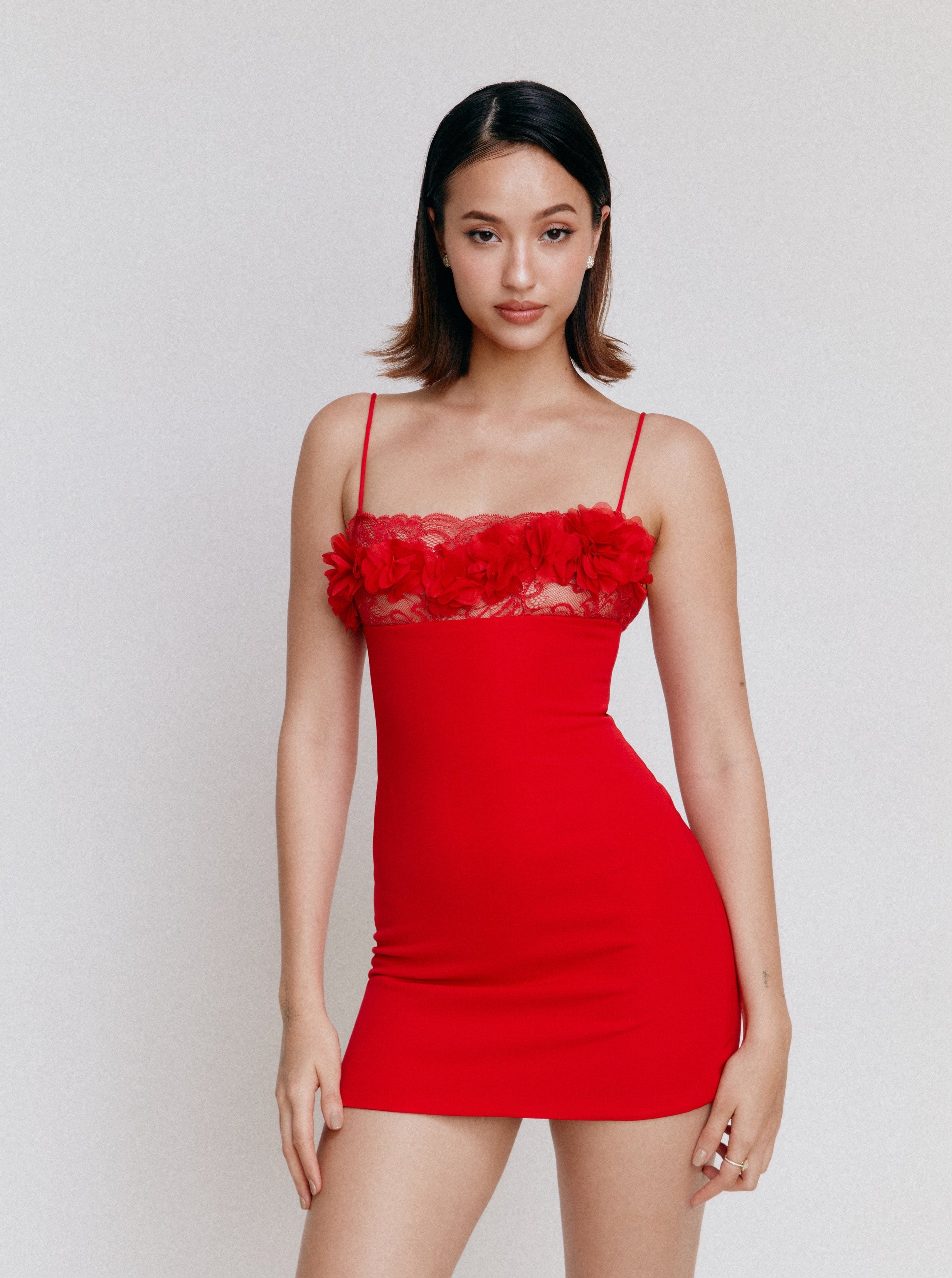 lucy red dress Lucy swing dress- 1950s retro style swing heartmycloset
