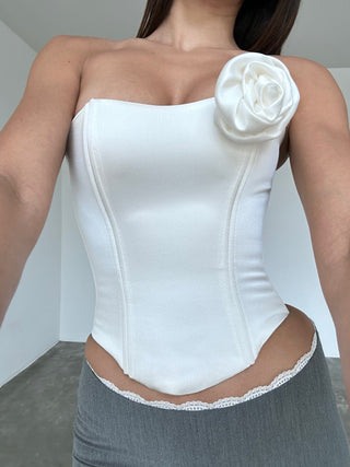 mixedgals Savannah Corset - White