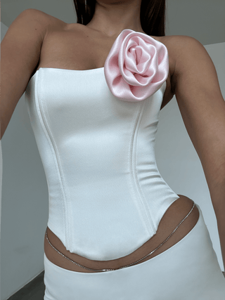 mixedgals Savannah Corset - White