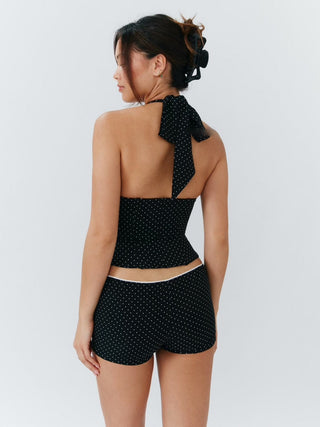 Set Studio Alda Shorts - Mini Polka Dot Black