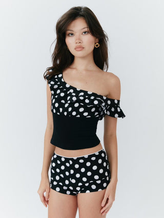 Set Studio Alda Shorts - Polka Dot Black