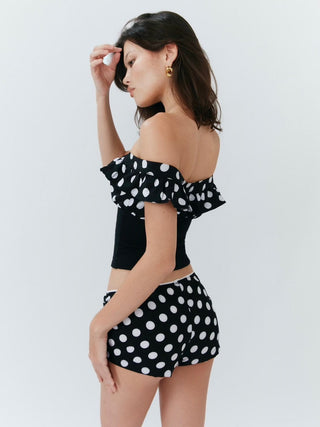 Set Studio Alda Shorts - Polka Dot Black