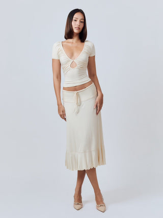 Set Studio Masha Skirt - Ivory