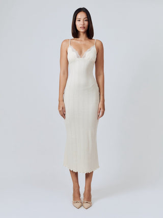 Set Studio Tula Midi Dress - Ivory