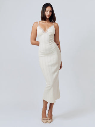 Set Studio Tula Midi Dress - Ivory