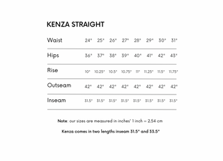 Kenza Mid Rise Straight - Light Wash