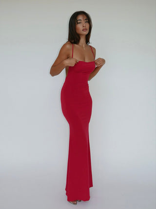 Monica Maxi Dress - Red