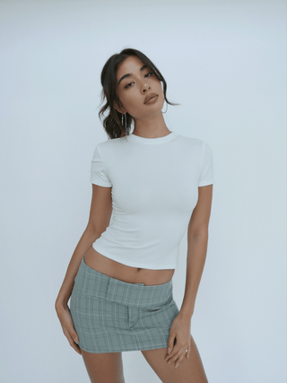 mixedgals 90's Mini Skirt - Scotch Grey