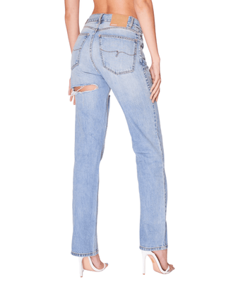 mixedgals DENIM Emma Loose Straight - Light Wash