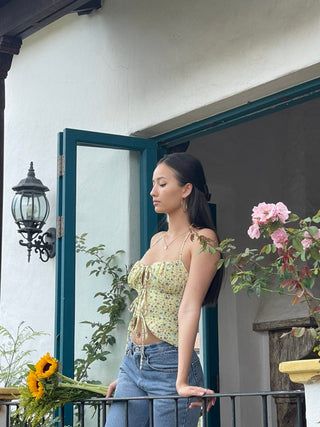 mixedgals Flora Top - Yellow