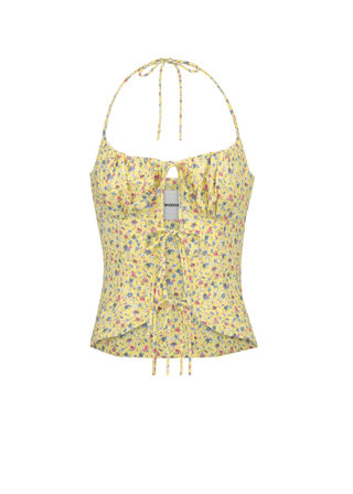 mixedgals Flora Top - Yellow