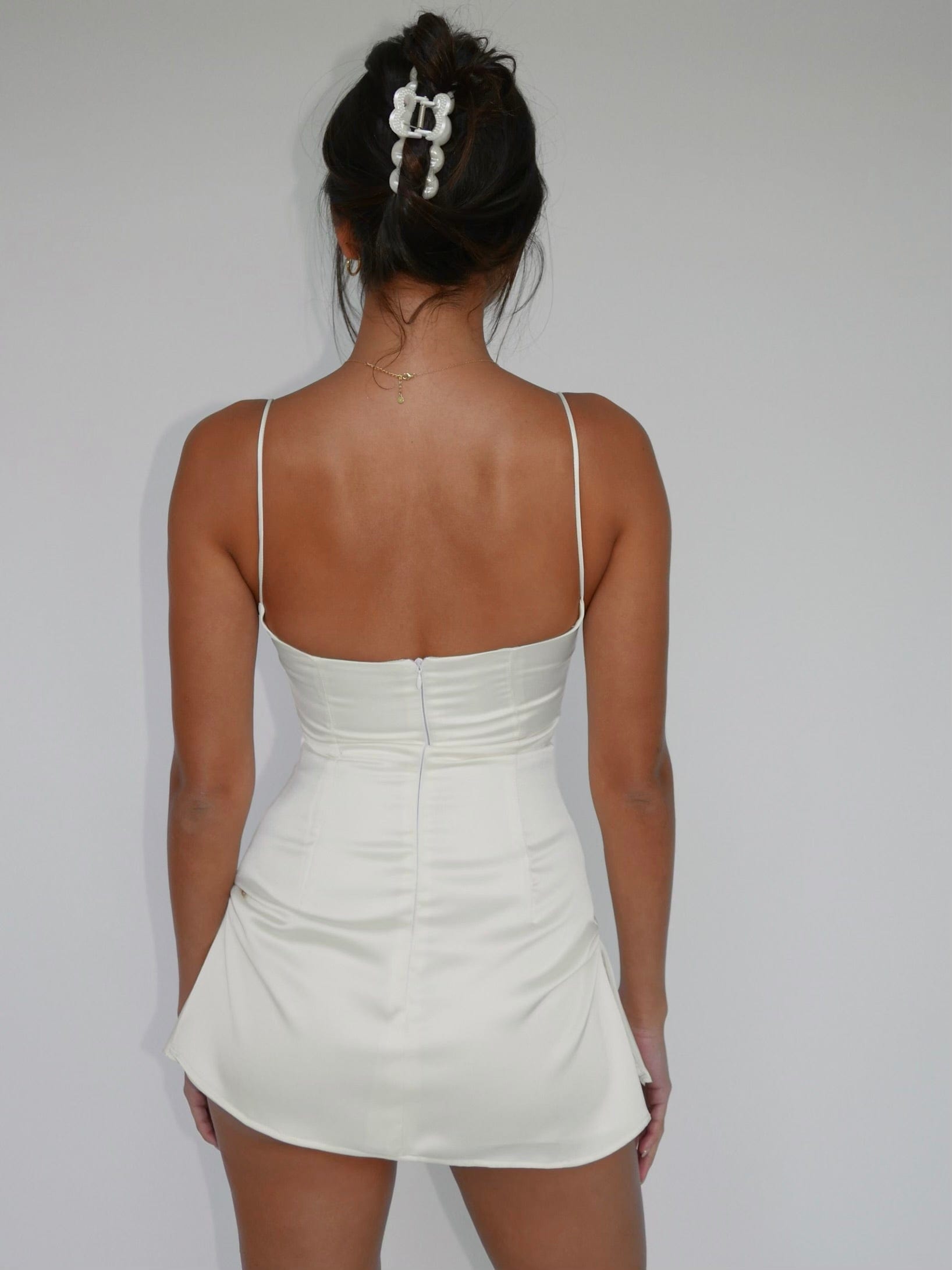 Gabrielle Dress - White S Gabrielle Dress - White S
