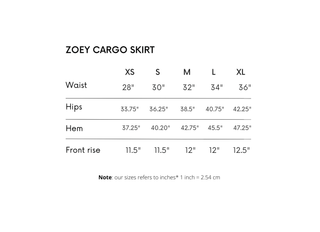 mixedgals Zoey Cargo Mini Skirt